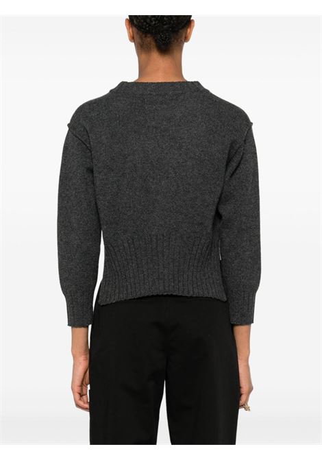 Anthracite grey Liana sweater Loulou Studio - women LOULOU STUDIO | LIANANTHRCT